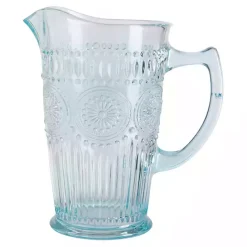 Online Kirklands Home Light Glass Circa Pitcher Blue