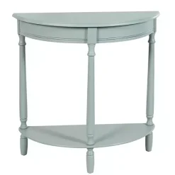 Sale Kirklands Home Light Half Moon Tinslee Console Table Blue