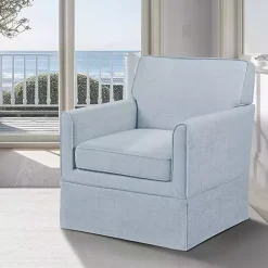 Best Kirklands Home Light Slipcover Armchair Blue