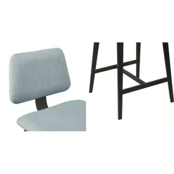 Hot Kirklands Home Light Swivel Counter Stool Blue