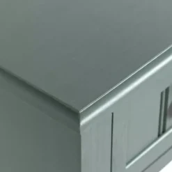 Sale Kirklands Home Light Wood Square Hampton Accent Table Blue