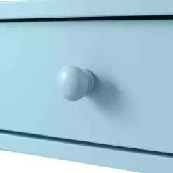 Sale Kirklands Home Light X-Frame 2-Shelf Console Table Blue