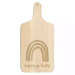 Kirklands Home Light Brown Happy Go Lucky Cutting Board