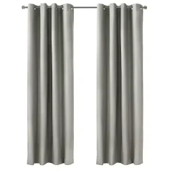 Discount Kirklands Home Light Alpine Blackout Curtain Panel, 95 in. Gray