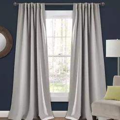 Sale Kirklands Home Light Blackout Curtain Panel Set, 84 in. Gray