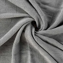 Best Kirklands Home Light Checkered Weave Fringe Throw Gray