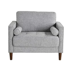 Outlet Kirklands Home Light Chelsea Accent Chair Gray