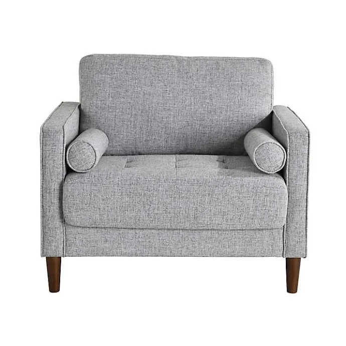 Outlet Kirklands Home Light Chelsea Accent Chair Gray