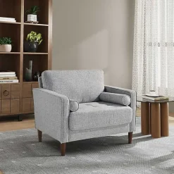 Outlet Kirklands Home Light Chelsea Accent Chair Gray