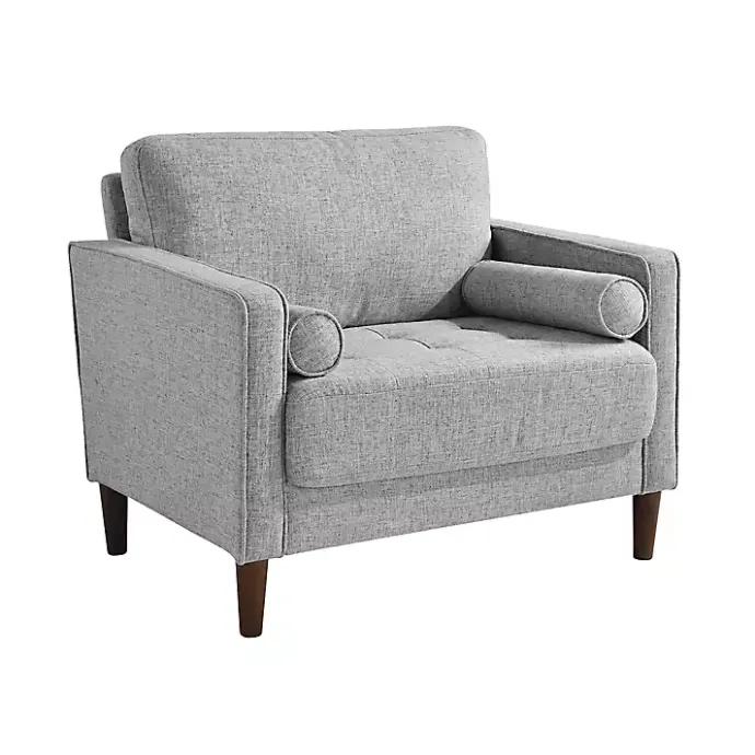 Outlet Kirklands Home Light Chelsea Accent Chair Gray