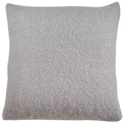 Best Kirklands Home Light Faux Mohair Pillow, 22x22 in. Gray