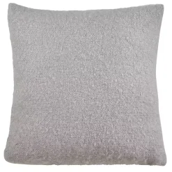 Best Kirklands Home Light Faux Mohair Pillow, 22x22 in. Gray