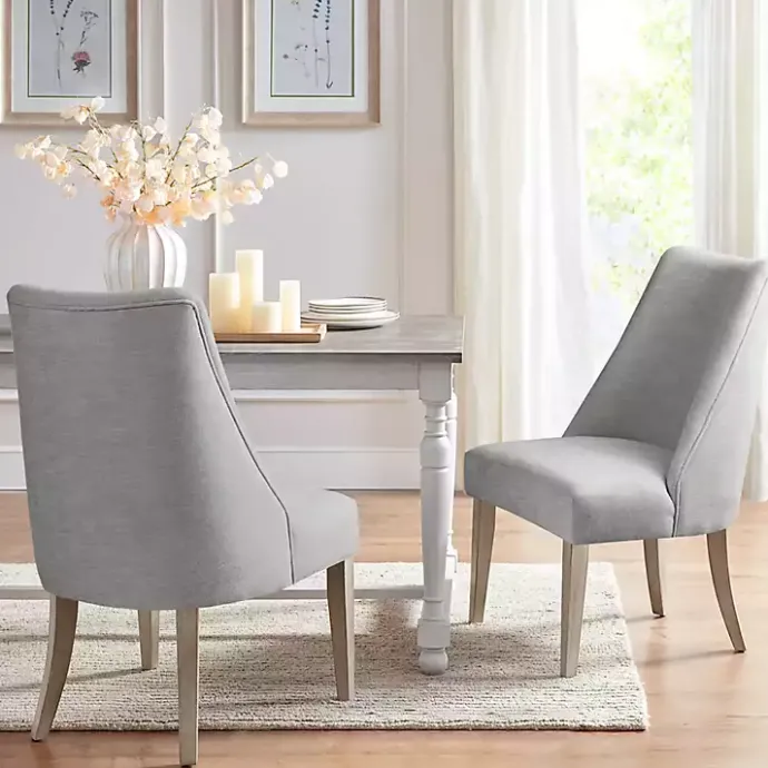 Best Kirklands Home Light Martha Stewart Dining Chairs, Set of 2 Gray
