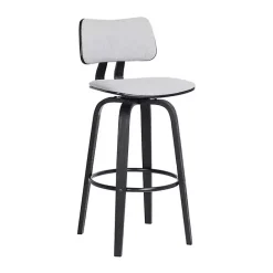 Hot Kirklands Home Light Pico Swivel Counter Stool Gray