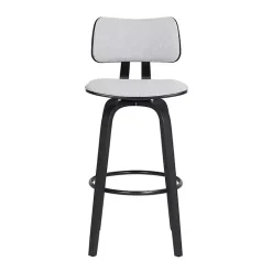 Hot Kirklands Home Light Pico Swivel Counter Stool Gray