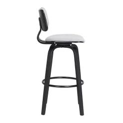 Hot Kirklands Home Light Pico Swivel Counter Stool Gray