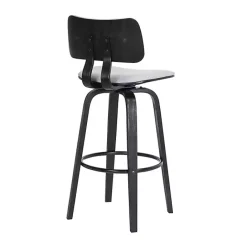 Hot Kirklands Home Light Pico Swivel Counter Stool Gray