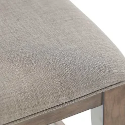 Kirklands Home Light Slat Back Wood Dining Chairs, Set of 2 Gray