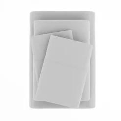 Clearance Kirklands Home Light Ultra Soft 3-pc. Twin Sheet Set Gray