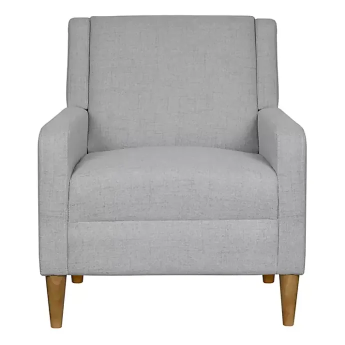 Outlet Kirklands Home Light Upholstered Juno Accent Chair Gray