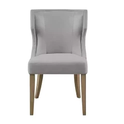 Sale Kirklands Home Light Wingback Dining Chair Gray
