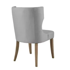 Sale Kirklands Home Light Wingback Dining Chair Gray
