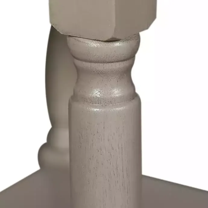 Sale Kirklands Home Light Wood Barrett Accent Table Gray