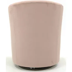Outlet Kirklands Home Light Swivel Barrel Accent Chair Pink
