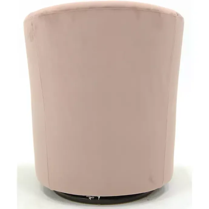 Outlet Kirklands Home Light Swivel Barrel Accent Chair Pink