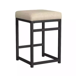 Sale Kirklands Home Light Upholstered Counter Stool Tan