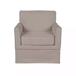 Sale Kirklands Home Light Taupe Slipcover Armchair Tan