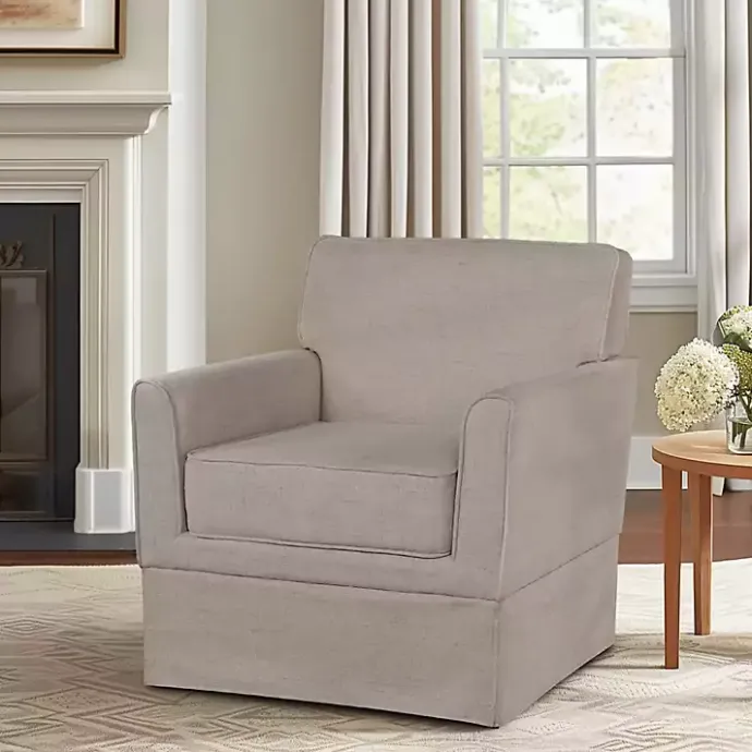 Sale Kirklands Home Light Taupe Slipcover Armchair Tan