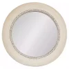 Best Kirklands Home Light Wood Beaded Joan Round Wall Mirror