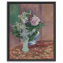 New Kirklands Home Lilacs and Peonies Framed Canvas Art Print