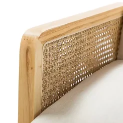 Hot Kirklands Home Linen Upholstered Accent Chair Ivory