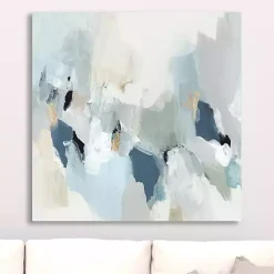 Best Kirklands Home Little Talks II Giclee Canvas Art Print, 30x30 in. Blue