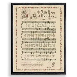 Best Kirklands Home Little Town Bethlehem Christmas Hymn Wall Plaque