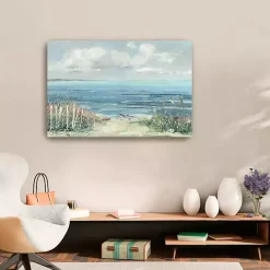 New Kirklands Home Lively Cove Canvas Art Print, 36x24 in. Blue