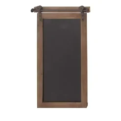 Discount Kirklands Home Long Wood and Metal Frame Chalkboard