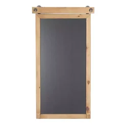 Discount Kirklands Home Long Wood and Metal Frame Chalkboard