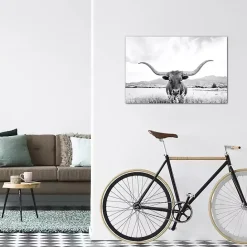 Hot Kirklands Home Longhorn Giclee Canvas Art Print