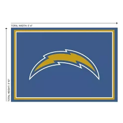 Outlet Kirklands Home Los Angeles Chargers Area Rug, 4x6