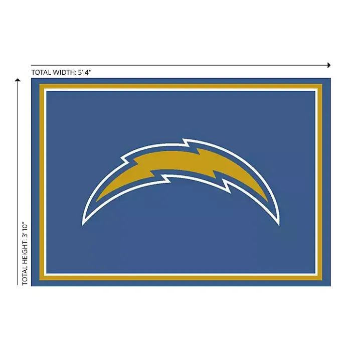 Outlet Kirklands Home Los Angeles Chargers Area Rug, 4x6