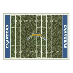 Discount Kirklands Home Los Angeles Chargers Home Field Area Rug, 6x8