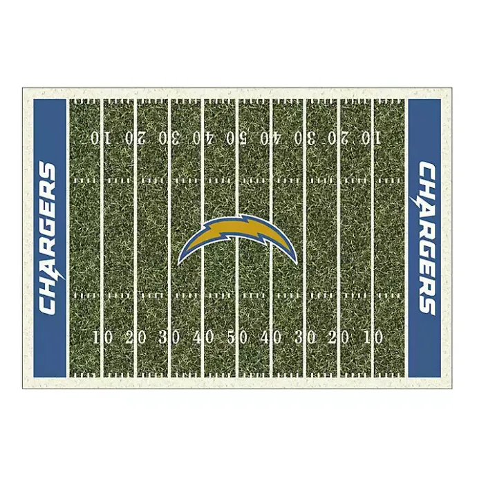 Discount Kirklands Home Los Angeles Chargers Home Field Area Rug, 6x8