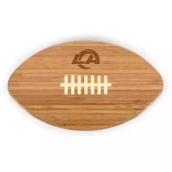 Outlet Kirklands Home Los Angeles Rams Bamboo Football Cutting Board Tan