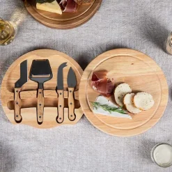 Kirklands Home Los Angeles Rams Cheese Board and Tool Set Tan