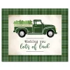 Online Kirklands Home Lots of Luck Truck Canvas Wall Plaque