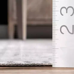 Best Kirklands Home Lottie Vintage Washable Area Rug, 5x8 Gray