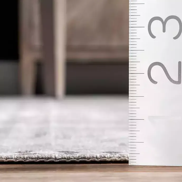 Best Kirklands Home Lottie Vintage Washable Area Rug, 5x8 Gray